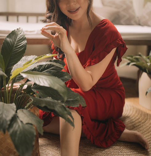 GET SPOTTED SHOP STOCKS BFM x LDG: Mayumi Adjustable Dress